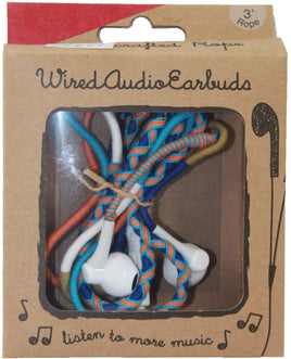 Handcrafted Rope Wired Audio Earbuds