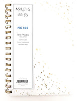 
              Blue Sky Scatter Dots lined 160 pages Journal
            