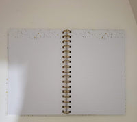 
              Blue Sky Scatter Dots lined 160 pages Journal
            