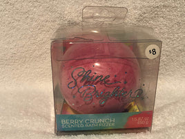 Huge Shine Brighter Berry Crunch Scented Bath Fizzer 15.87 Ounce