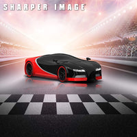 
              SHARPER IMAGE Miniature Toy RC Italia Sports Car 1:50 Scale Luxury Cars-Inspired Design with LED Headlights & Brake Lights, Red and Black, Long Range 2.4 GHz Frequency Remote Control
            